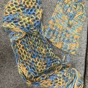 Vintage Scarf and hat set